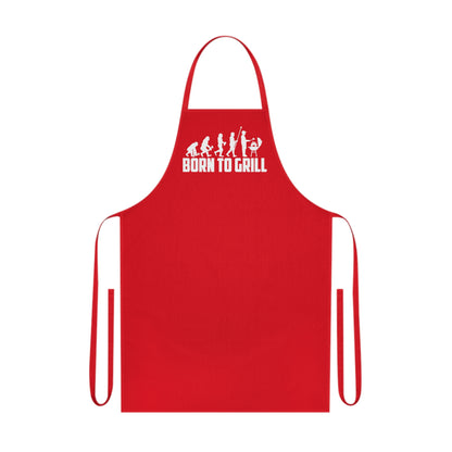 Born To Grill Cotton Apron