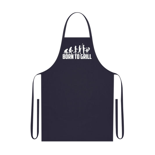 Born To Grill Cotton Apron