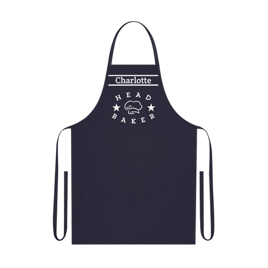 Personalised "Head Baker" Cotton Apron