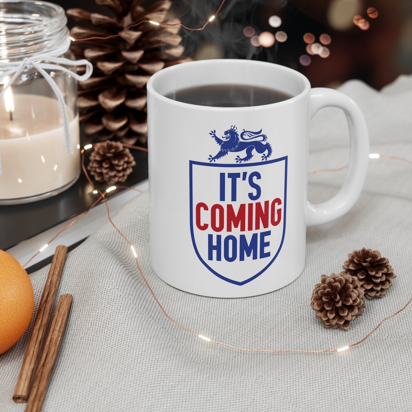 It's maybe coming home 11oz White Mug