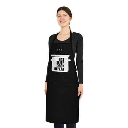 Eat Sleep Cook Repeat Cotton Apron