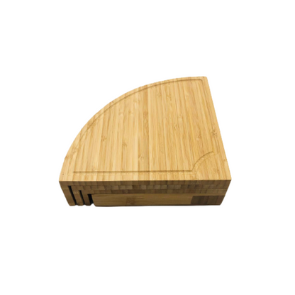 Quarter Foldable Cheeseboard 36cm - Cheeseboard with Knives